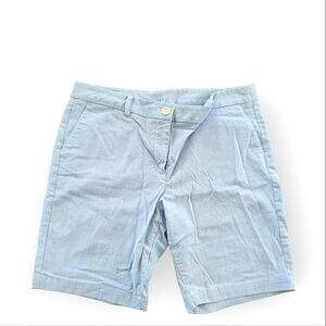 Loft Preppy Seersucker Original Shorts 12 Petite